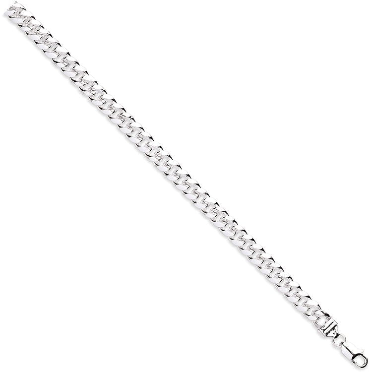 Sterling Silver 7.5mm Cuban Gents Chain - Love Silver Jewellery