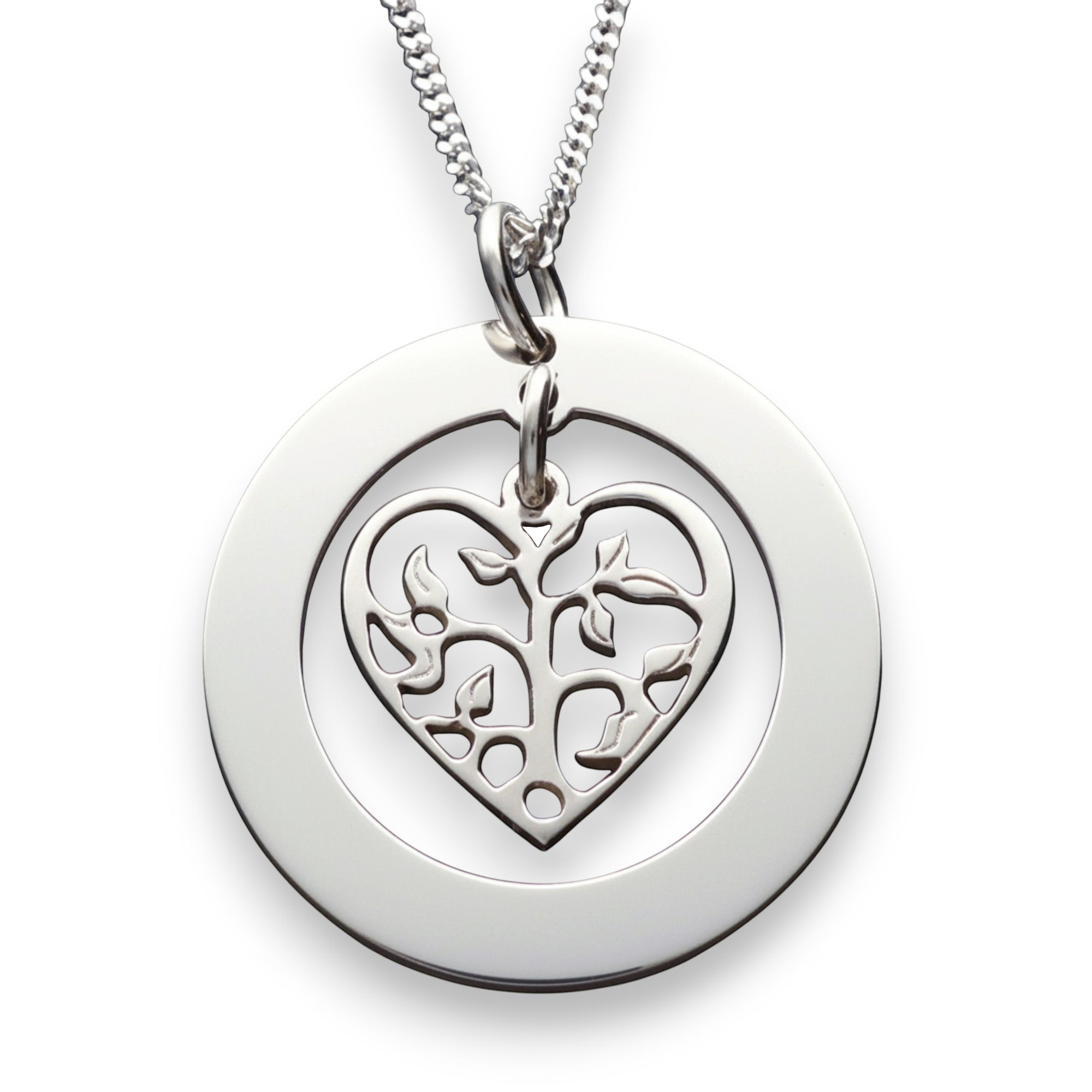 Tree of Life Family Necklace in Sterling Silver