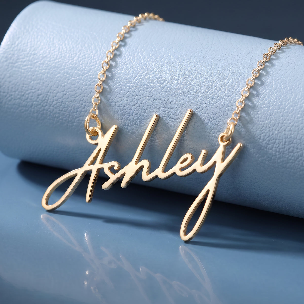 9ct Yellow Gold Signature Style Name Necklace