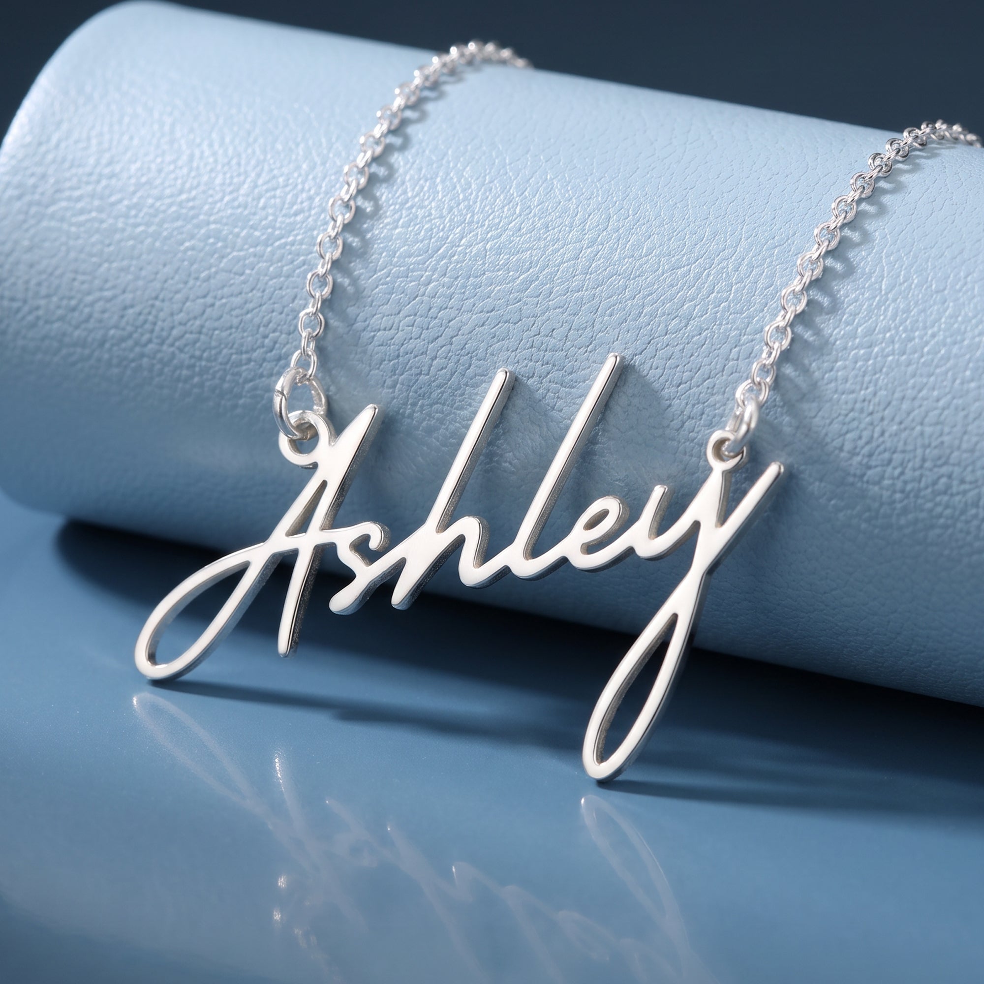 Sterling Silver Signature Style Name Necklace