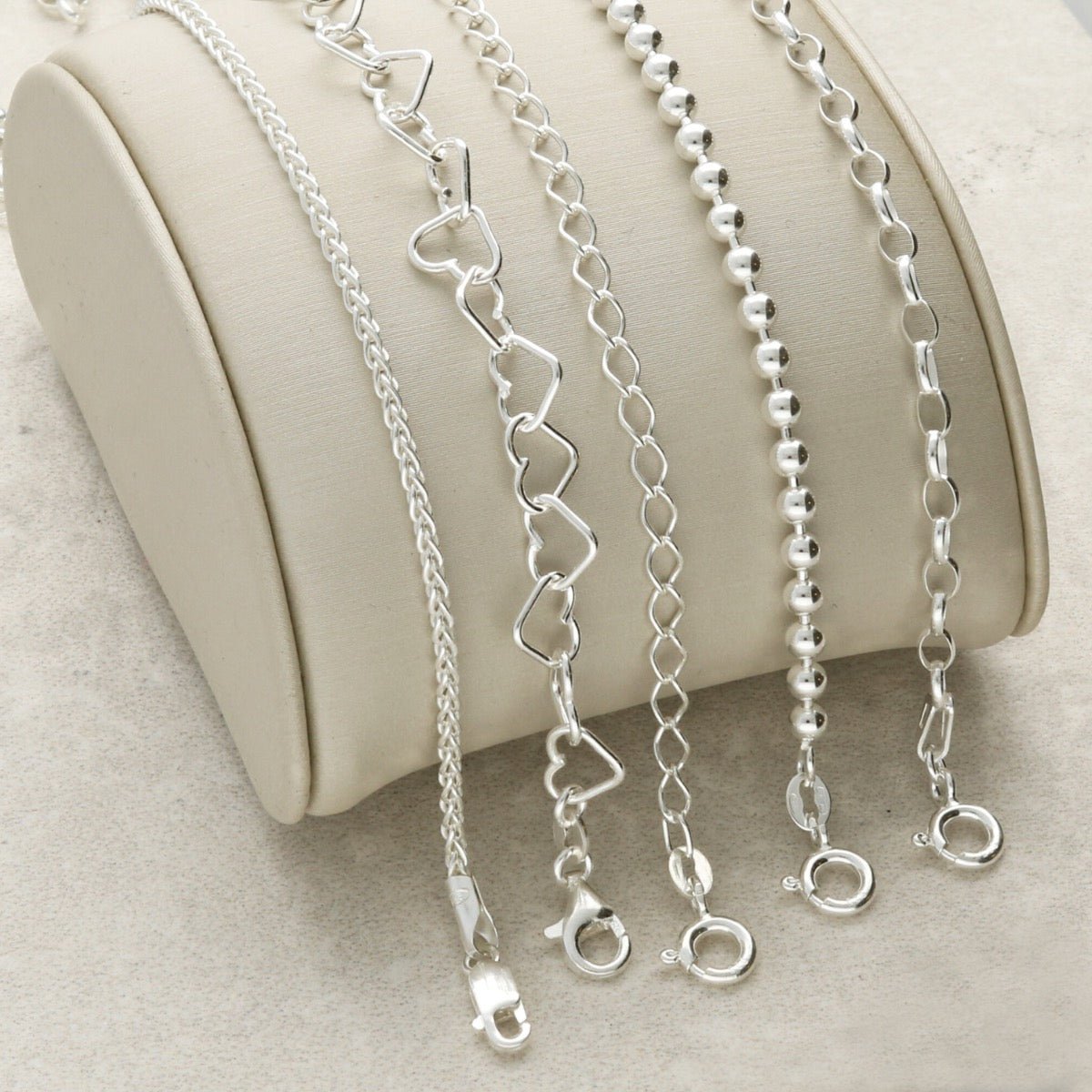 Sterling Silver Bracelet Various Styles - Love Silver Jewellery