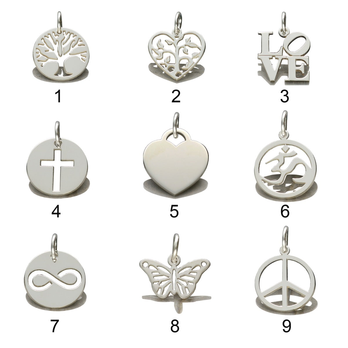 Sterling Silver Bead Ball Anklet With Your Choice of Charm