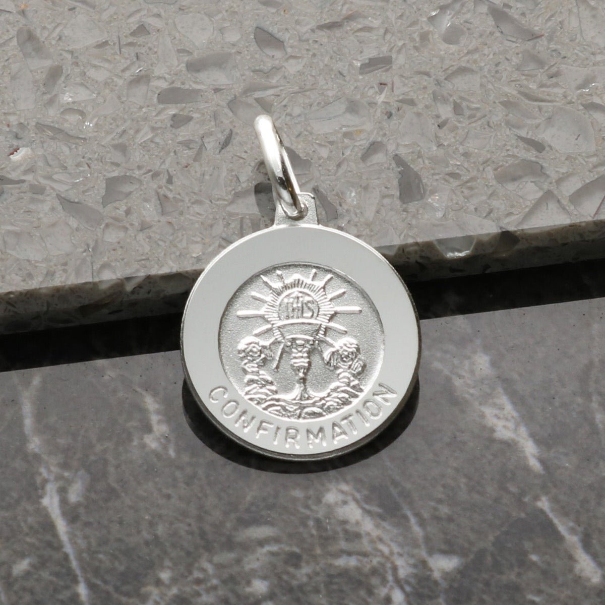 Sterling Silver Confirmation Pendant With Optional Engraving and Chain - Love Silver Jewellery