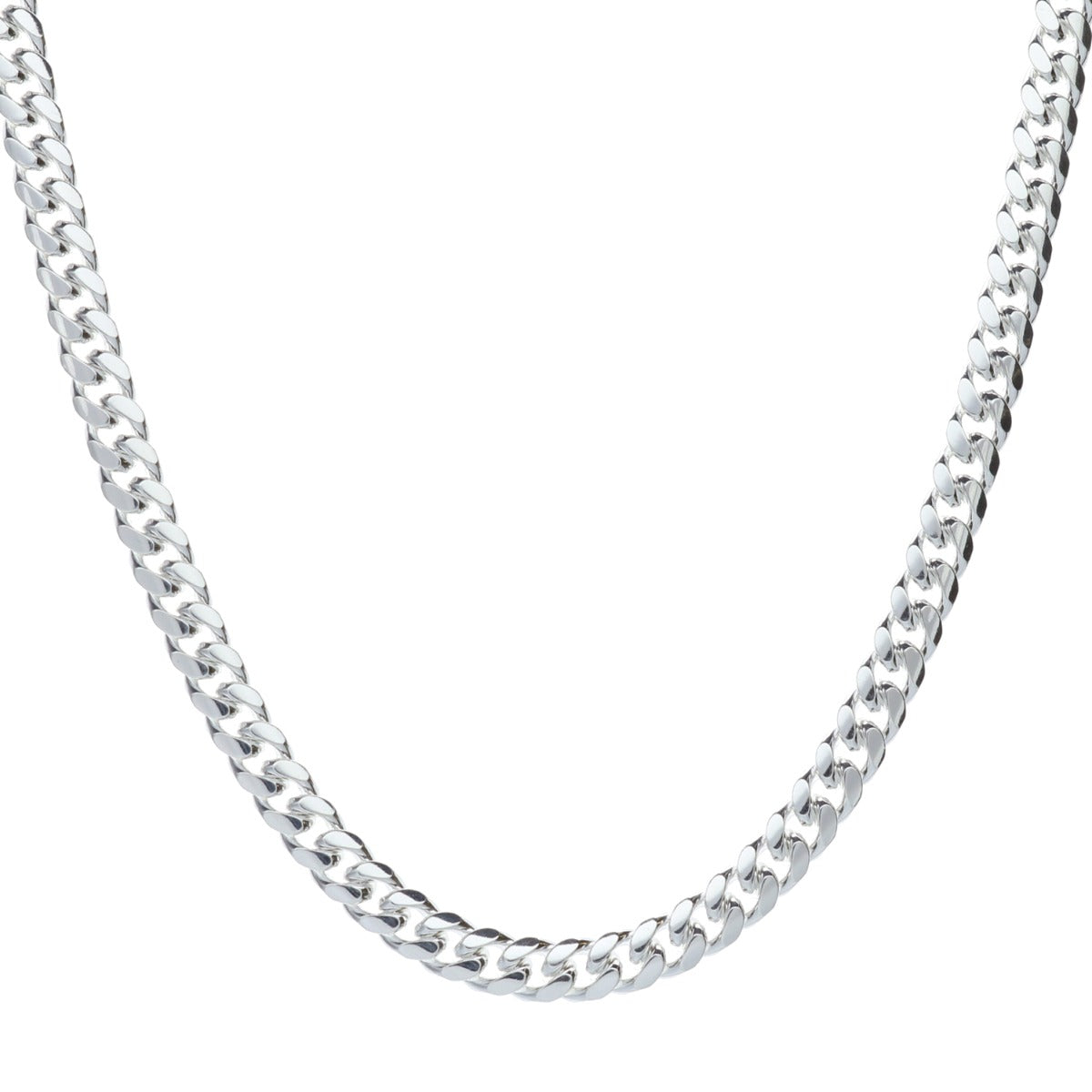 Sterling Silver 4.5mm Dome Curb / Cuban Link Gents Chain