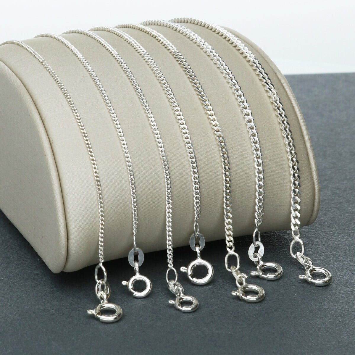 Sterling Silver Curb Chain - Love Silver Jewellery
