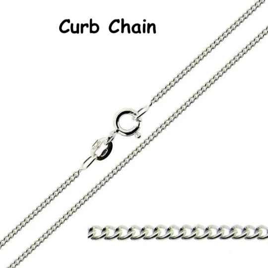 Sterling Silver Gothic Old English Zodiac Necklace