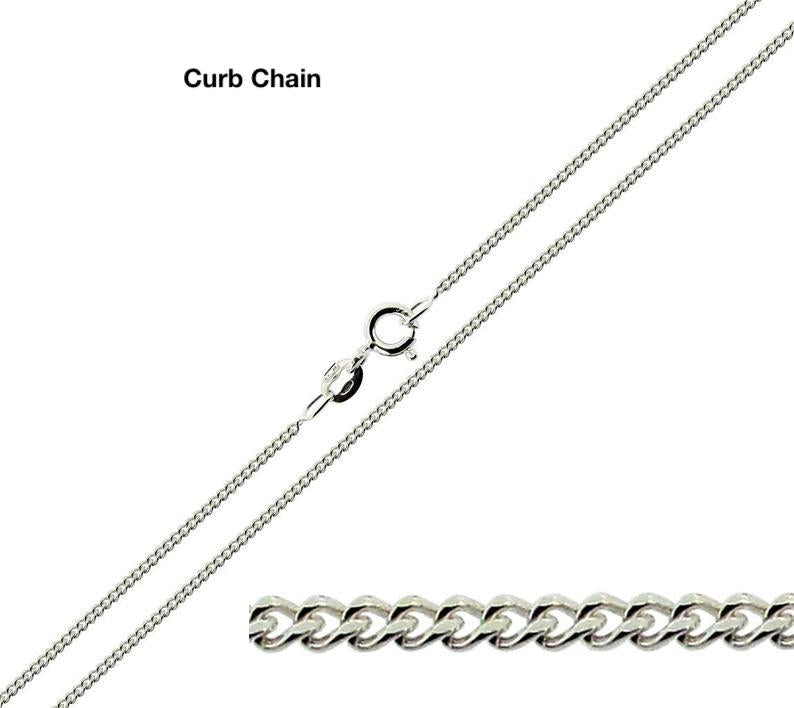 Star Sign Name Necklace Sterling Silver With Gold Plating Option