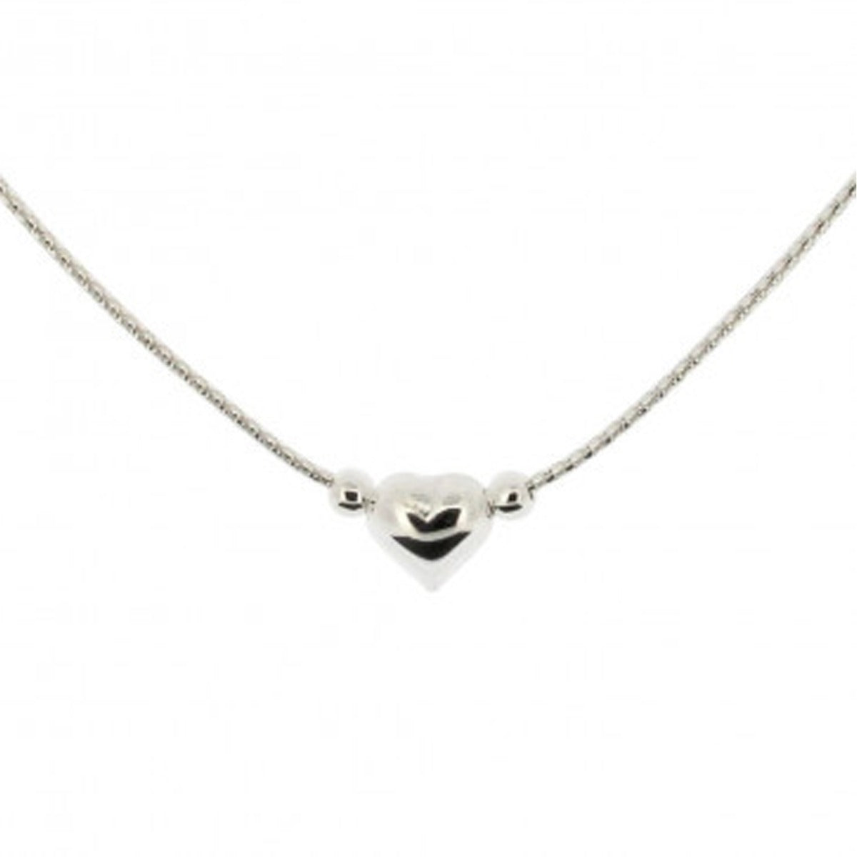 Sterling Silver Floating Heart Necklace & Bracelet & Anklet Set