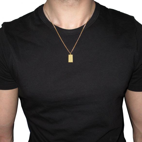 9ct Yellow Gold Small Custom Hallmarked Ingot With Optional Engraving