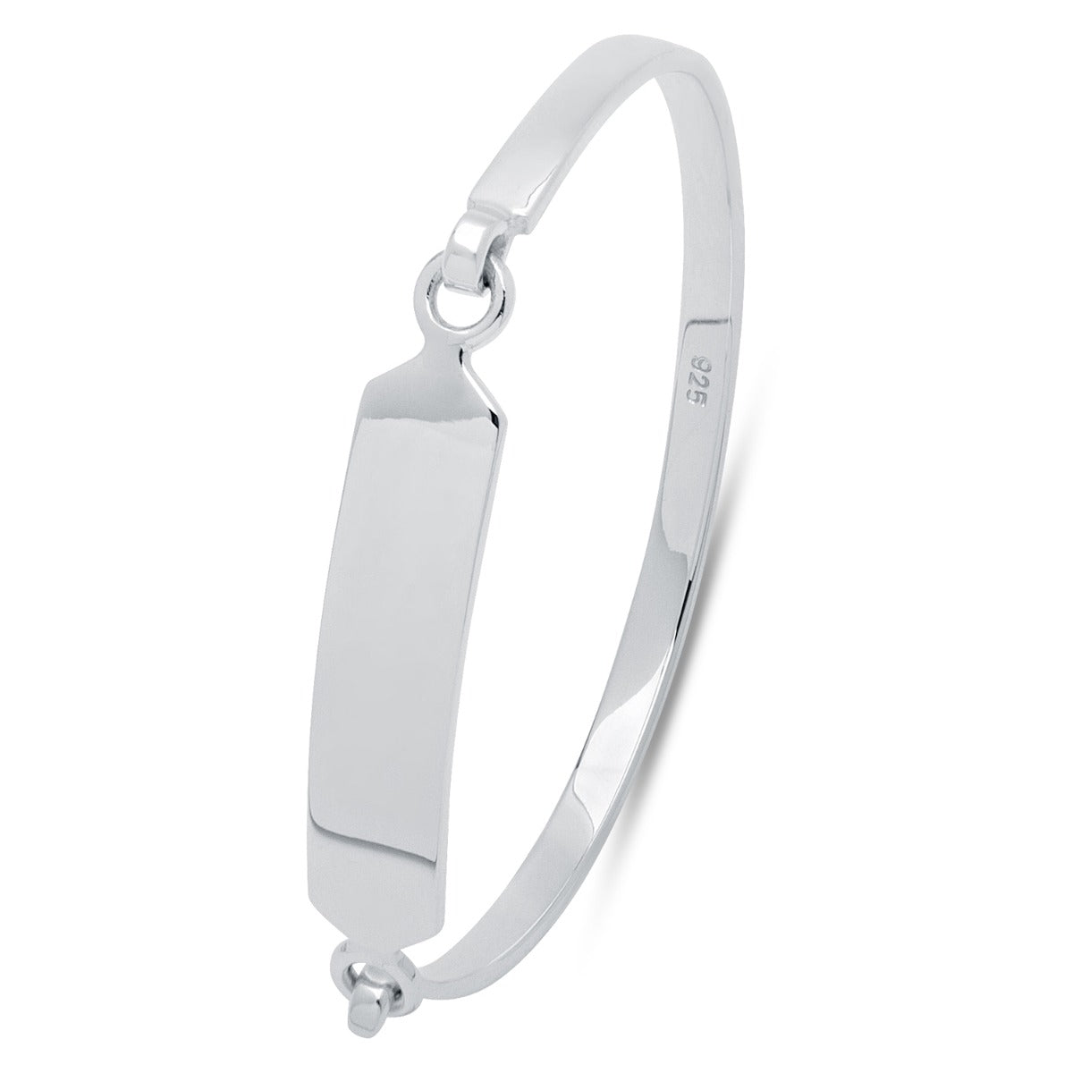 Sterling Silver Childs ID Bracelet With Engraving