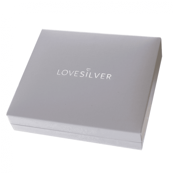 Sterling Silver Curved Ring Keeper Necklace with Personalised Engraving - Love Silver Jewellery