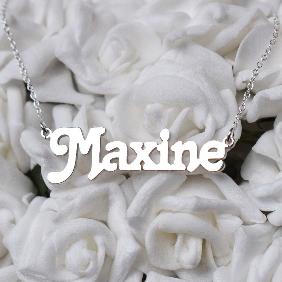 Sterling Silver Terra Style Personalised Name Necklace