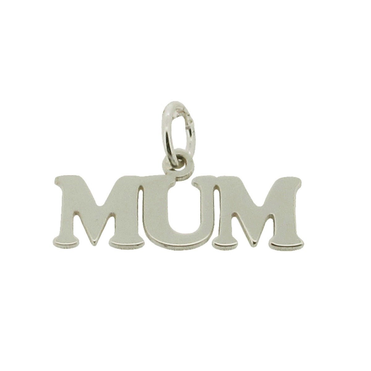 Sterling Silver Mum Pendant - Love Silver Jewellery