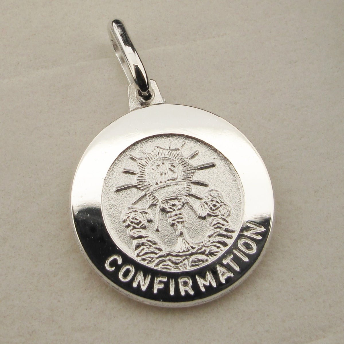 Sterling Silver Confirmation Pendant With Optional Engraving and Chain - Love Silver Jewellery