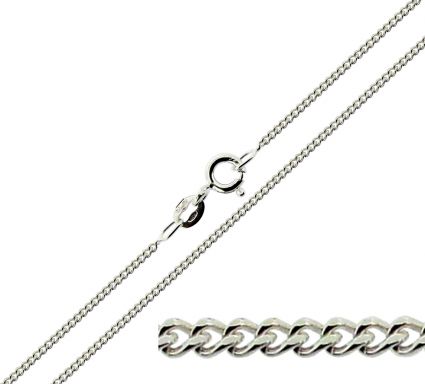 9ct White Gold Large St Christopher Ingot With Travellers Prayer Optional Engraving and Chain - Love Silver Jewellery