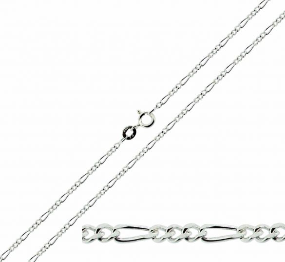 Sterling Silver 1.5mm Figaro Chain - Love Silver Jewellery