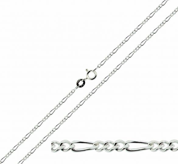 Sterling Silver 1.9mm Figaro Chain - Love Silver Jewellery