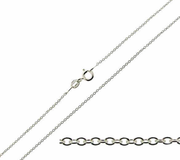 Sterling Silver 1mm Trace Chain - Love Silver Jewellery