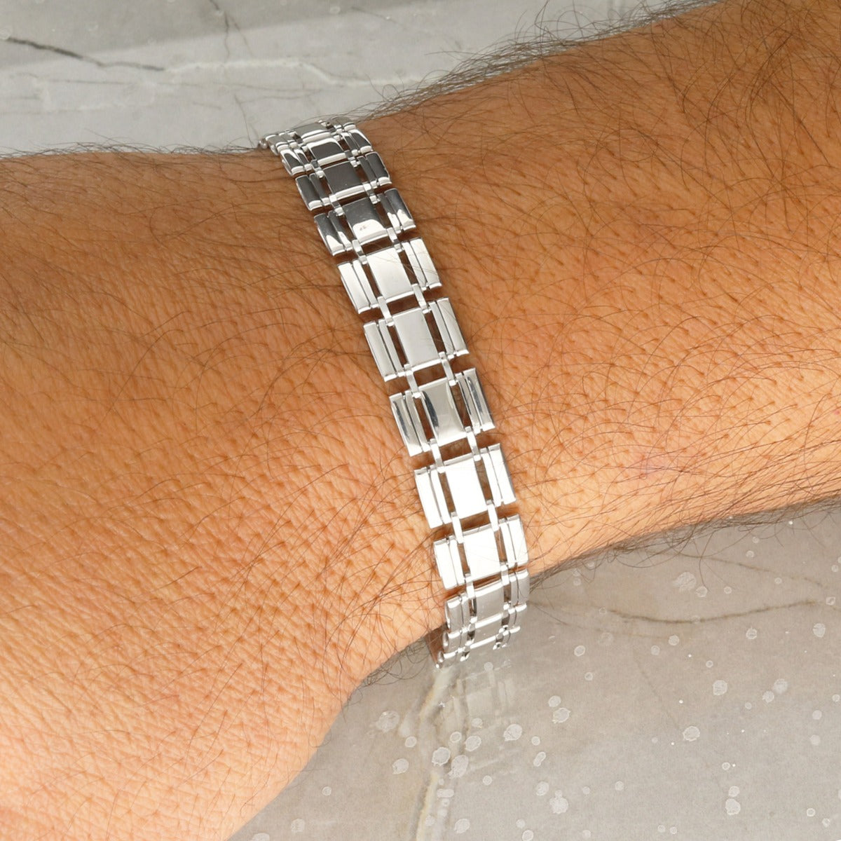 Sterling Silver Link Bracelet