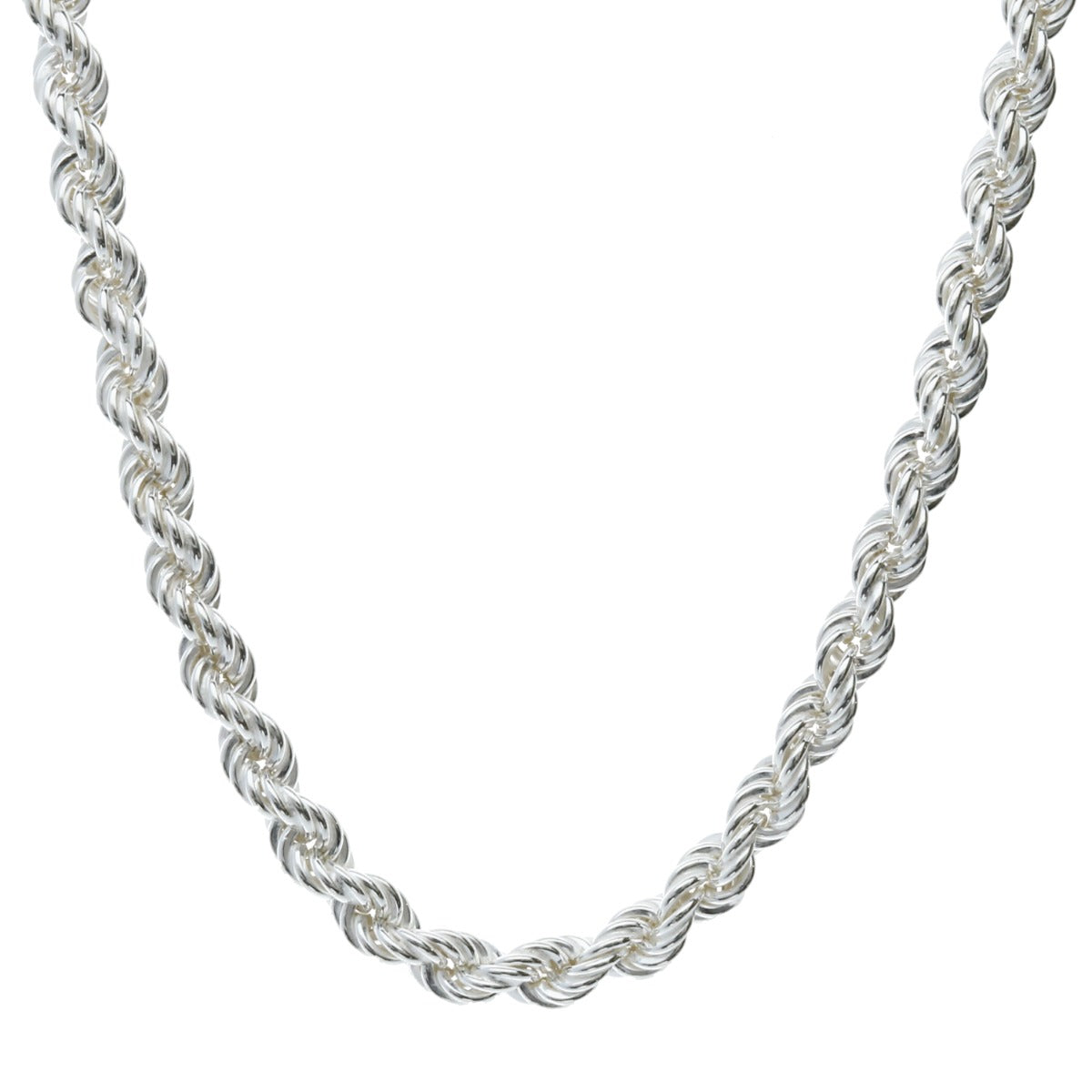 Sterling Silver 6mm Rope Chain
