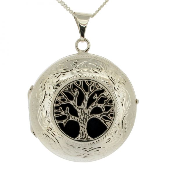 Large Tree of Life Locket With Free Engraving