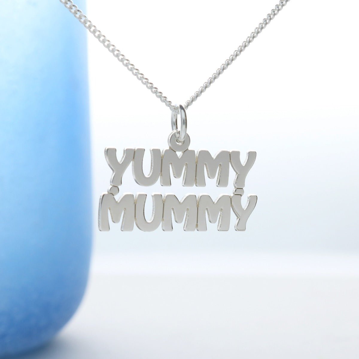 Sterling Silver Yummy Mummy Necklace - Love Silver Jewellery