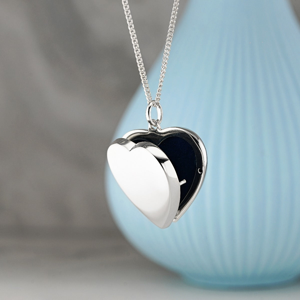 Sterling Silver Heart Locket With Optional Engraving
