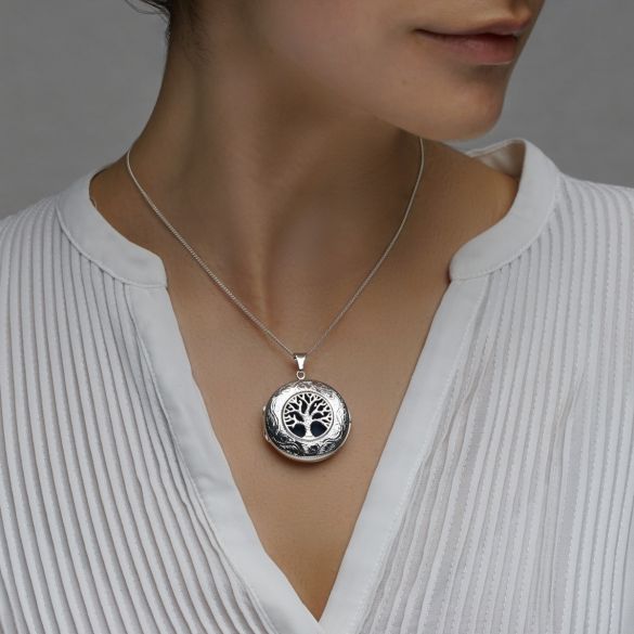 Large Tree of Life Locket With Free Engraving