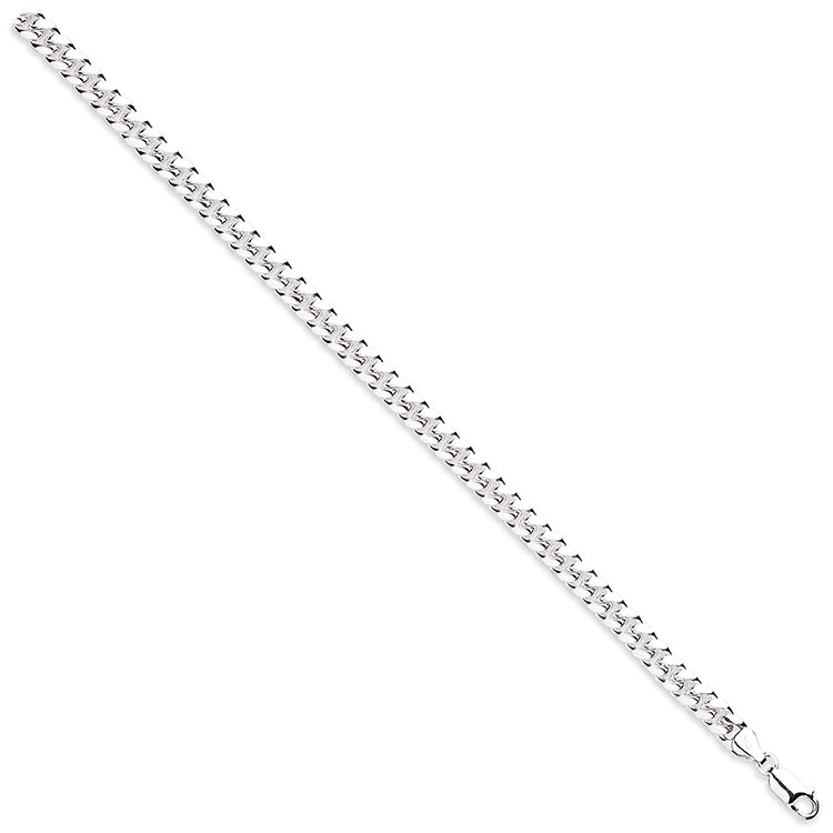 Sterling Silver 6.5mm Cuban Gents Bracelet