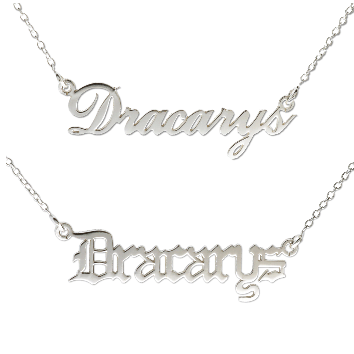 Dracarys Game Of Thrones Name Necklace