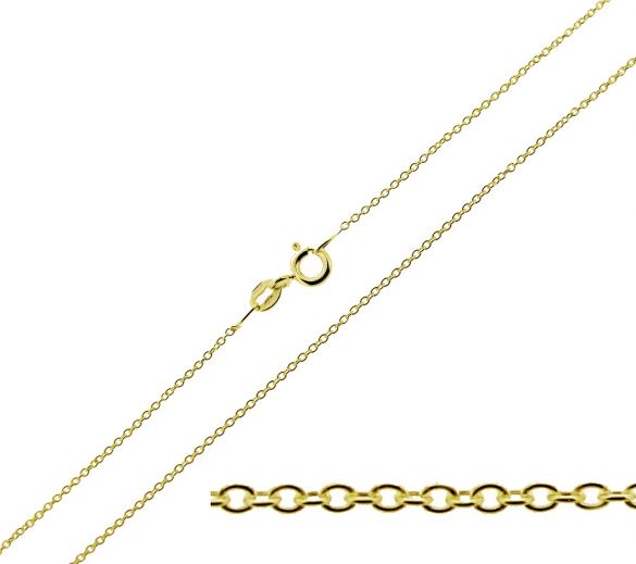 9ct Yellow Gold Carrie Style Personalised Name Necklace with Curl
