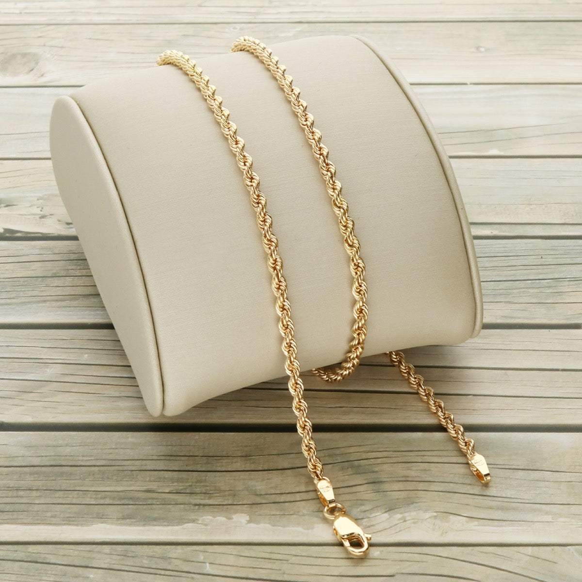 9ct Yellow Gold 2.7mm Rope Chain