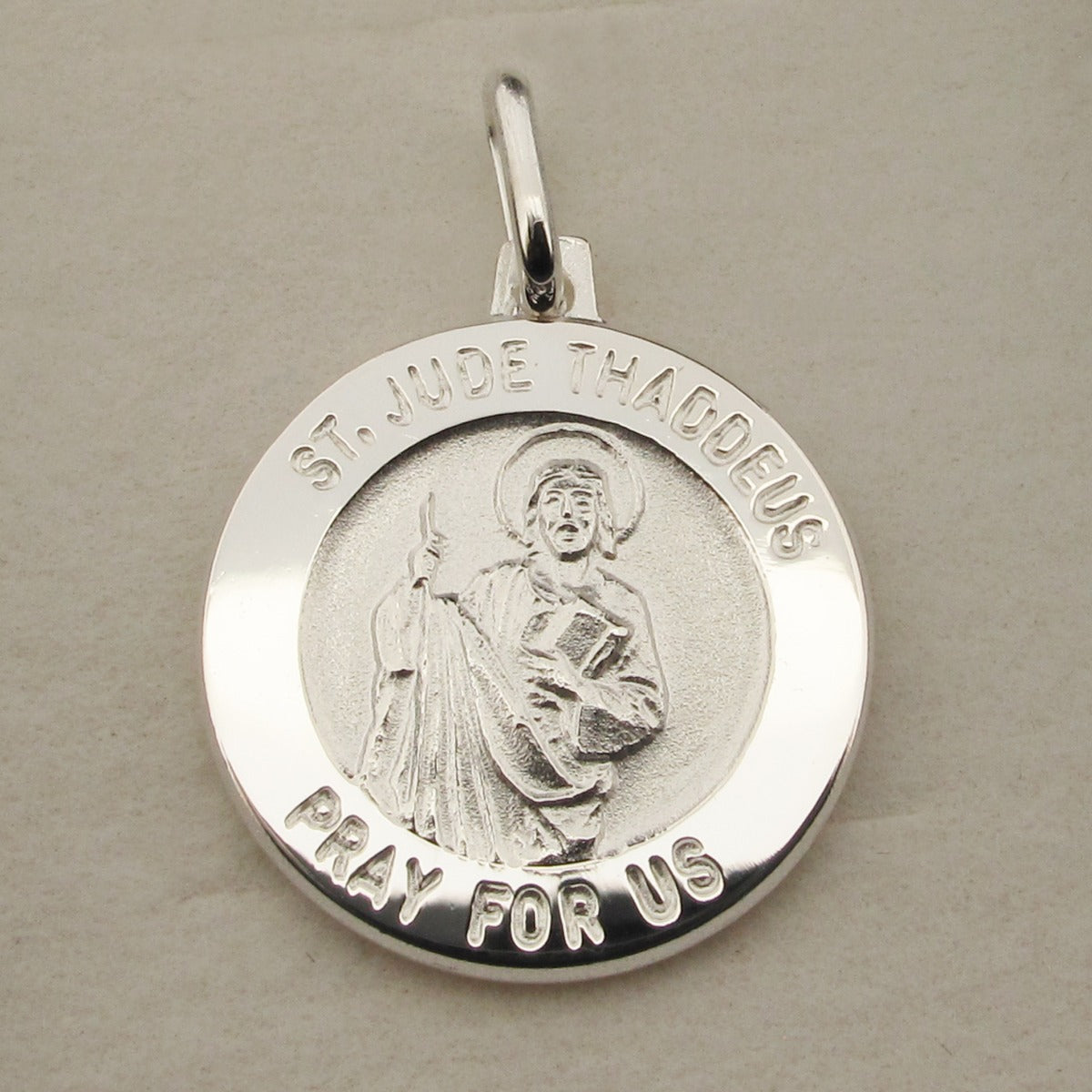 Sterling Silver St Jude Thaddeus Medal