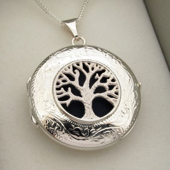 Large Tree of Life Locket With Free Engraving