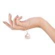 9ct Rose Gold Vermeil Triple Heart Personalised Family Necklace