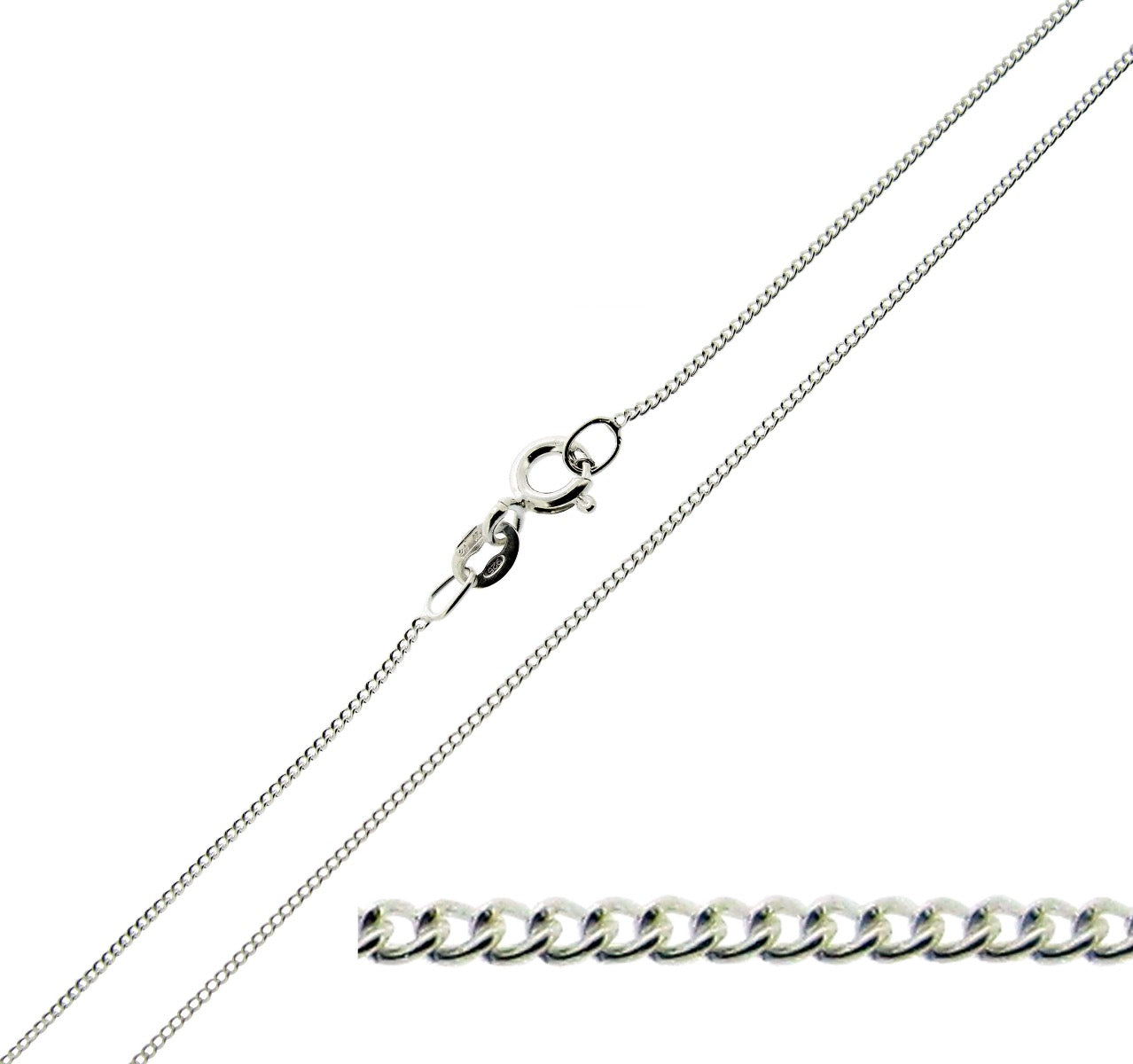 9ct White Gold Diamond Cut Rectangle St Christopher Pendant With Optional Engraving and Chain
