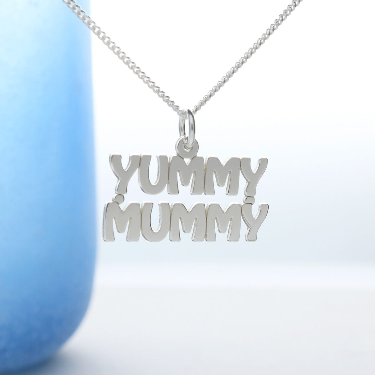 Sterling Silver Yummy Mummy Necklace